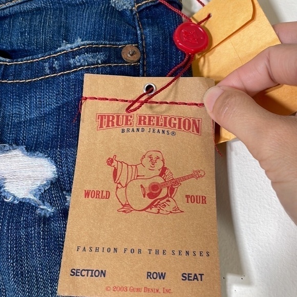 NWT. True Religion Rancher Raegan Reclaimed Flare Leg Jeans Women’s-27. - Picture 3 of 16